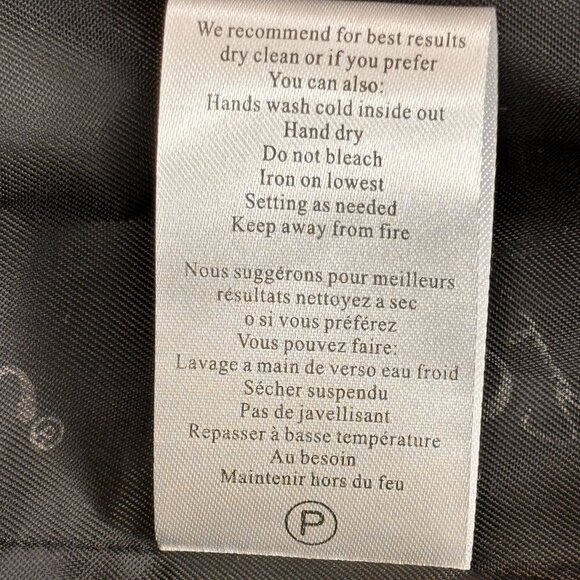 Samuel Dong Black cropped Pouf Sleeve Jacket Ruffle collar Zip/Snap Closure Sz S - Picture 11 of 14